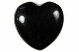 1.4" Polished Black Obsidian Heart - Photo 2